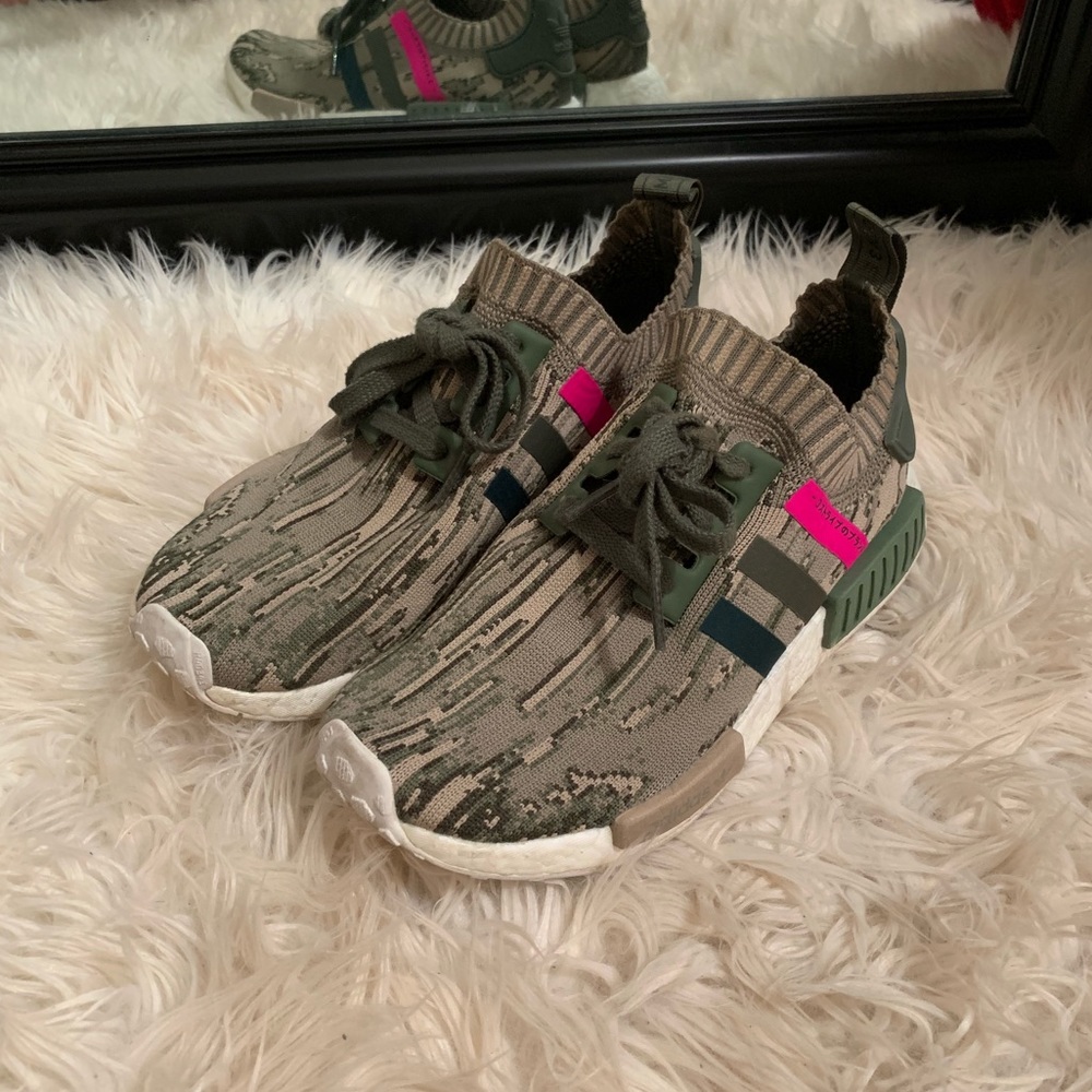 adidas Originals NMD R1 Primeknit - Camo, 6.5